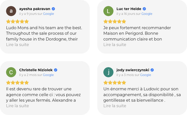 Lire tous les avis de nos clients